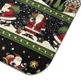 thumbnail image 3 of Black Christmas Santa Pattern Dish Drying Mat for Kitchen 1 Pack, Ultra Absorbent Microfiber Dishes Drainer Mats,18x24in(46x61cm), 3 of 4