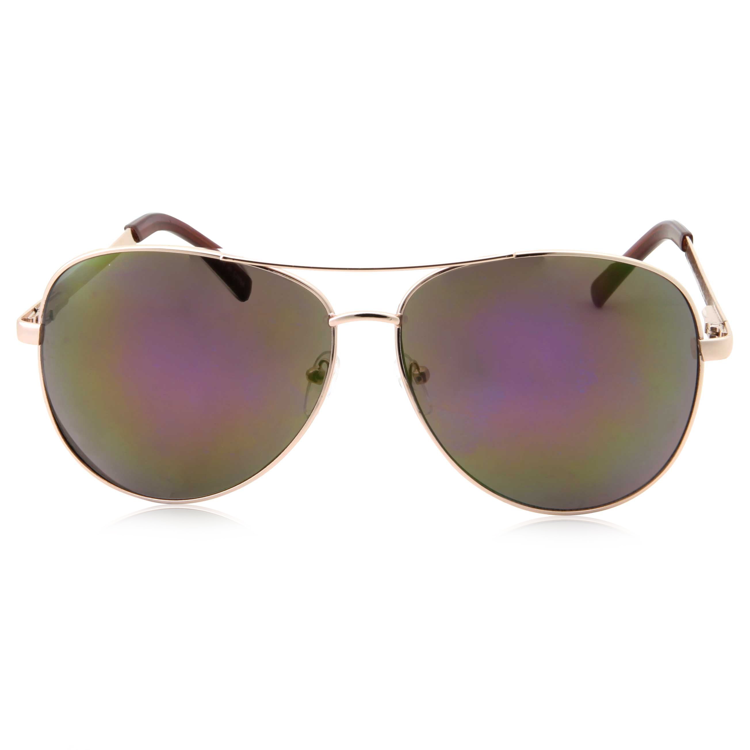 grinderPUNCH Trendy Oversized Classic Metal Frame Aviator Sunglasses