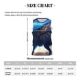 thumbnail image 4 of Pofeuu Moonlit Blue Wolf Print Basketball Jersey, Shirts for Men Youth Basketball Jersey Crew Neck-Large, 4 of 6