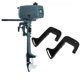 thumbnail image 3 of 1pair Clamp Bracket 6A1 43111 03 4D Left Right Bracket for 2HP 2 Stroke Outboard 2MSHA 2MSHX, 3 of 3
