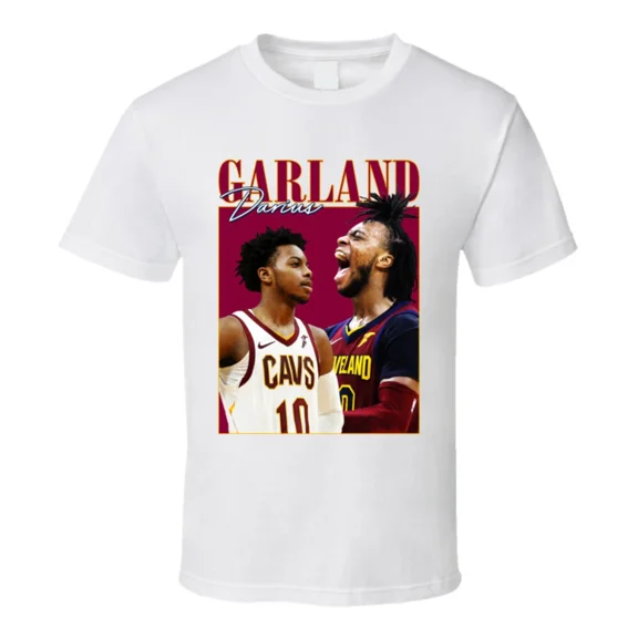 RARE Darius Garland 90s Style T Shirt
