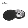 thumbnail image 3 of Uxcell 10pcs 40L Fabric Cloth Covered Button 25mm Metal Shank Round Sewing Buttons for Suits Dress Blouses, Black, 3 of 5