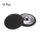 thumbnail image 3 of 10uds 40L Tela Paño Cubierto Botón 25mm Redondo Metal Vástago Costura Botones para Trajes Vestido Blusas, Negro, 3 of 5