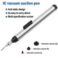 thumbnail image 4 of Apooke IC SMD Tweezers Pick Up Tool Vacuum Sucking Pen Suction Remover with 3 Headers Sucker Pump Soldering Desoldering Tools, 4 of 11