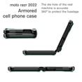 thumbnail image 5 of TECH CIRCLE for Motorola Moto Razr 2022 Case, Full-Body Dual Layer Heavy Duty Shockproof Rugged Anti-Scratch Protective Case Built-in Screen Protector For Motorola Moto Razr 5G 2022 6.7 inch, Green, 5 of 6