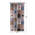 thumbnail image 5 of Pioneer Flower Floral Print Pattern Shower Curtain 36"x72", Bathroom Decorative Shower Curtain Set with 12 Hooks, Waterproof Washable, 5 of 6