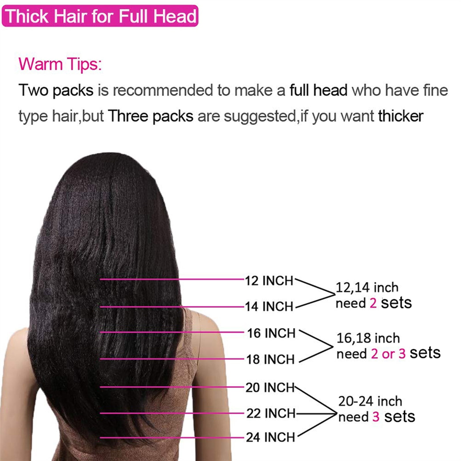 8Pcs Kinky Straight Clip In Human Hair Extensions Remy Hair Full Head Straight Clip in Real Human Hair for Black Women Brazilian Human Hair