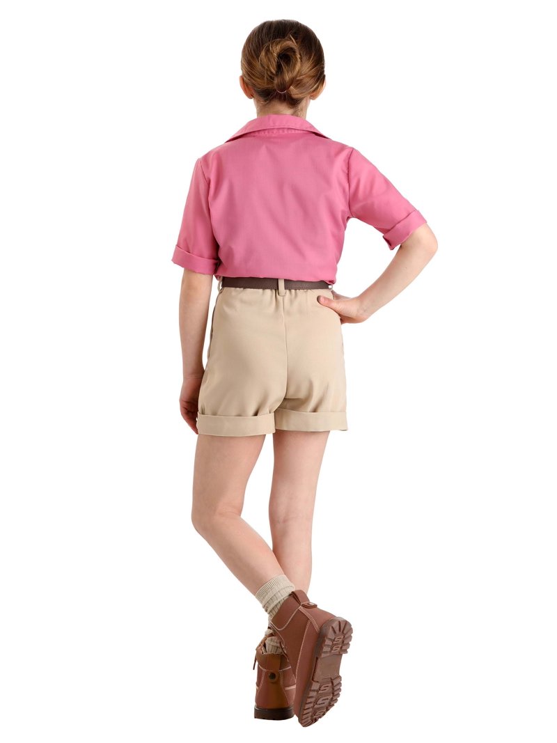 Officially Licensed Jurassic Park Ellie Sattler Costume For Women - Includes Shirt, Tank, Shorts & Badge