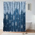 thumbnail image 1 of Feltree Rideau de Douche de Noël Imperméable 35.4x70.8 Po, 1 of 8