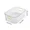 S White, variant on Acrylic Organizers Snacks Bathroom Organizer Rectangular Storage Makeup Clutter Bedroom Cosmetics Living Room Make Up Organizer