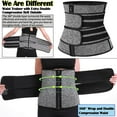 thumbnail image 3 of Vaslanda Neoprene Sweat Waist Trainer Corset Trimmer Shaper Belt for Women, 3 of 7