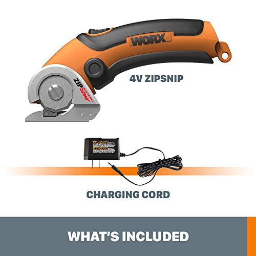 Worx WX082L 4V ZipSnip Cordless Electric Scissors Walmart