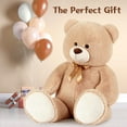 thumbnail image 2 of Muiteiur Giant Teddy Bear 47'' Giant Stuffed Animal Big Bear Plush Toy, 2 of 8