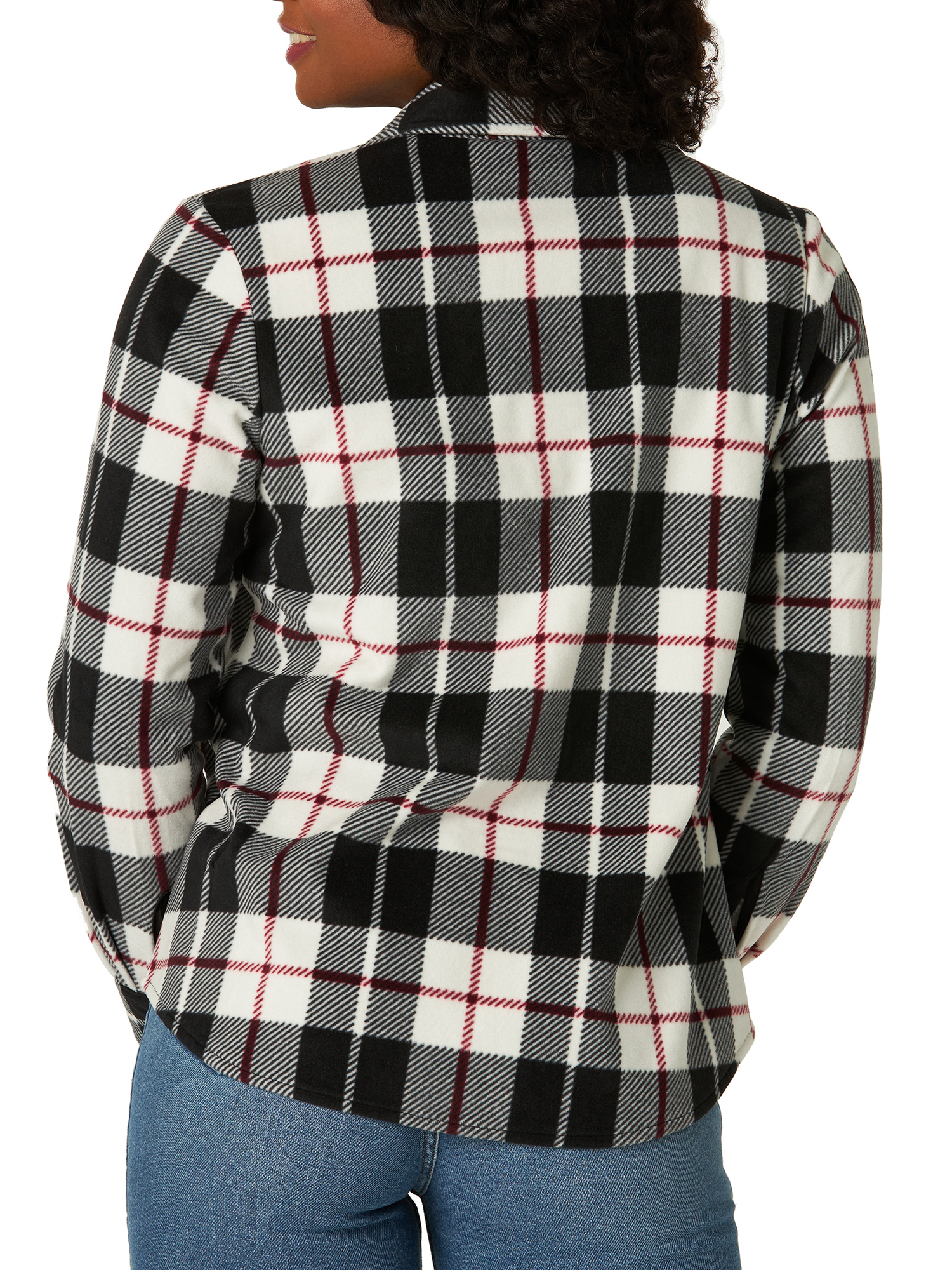 LEE RIDERSWOMEN'S LONG SLEEVE BUTTON UP FLEECE SHIRT
