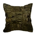 thumbnail image 1 of Housse de Coussin de Sofa, Housse de Coussin Vert Olive 18x18 Pouces (45x45 cm), Housse de Coussin 18x18 Pouces (45x45 cm) Vert, Housse de Coussin Décorative en Satin, Housse de Coussin Faite à la Main, Uni - Olive de Rêve, 1 of 3