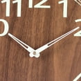 thumbnail image 5 of 30Cm Luminous Digital Wall Clock With Silent Sweep Movement Wooden Clock, 5 of 8