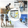 thumbnail image 4 of Fuzoiu Japanese Carps Print Men's Ultra Breathable Underwear,No Riding Up Boxer Briefs with ComfortFlexible Waistband-XX-Large, 4 of 5
