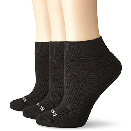 No Nonsense Womens Soft & Breathable Cushioned Quarter Top Sock, Black ...