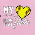 thumbnail image 2 of Wild Bobby, My Heart Is On That Tennis Field, Sports, Men Long Sleeve Shirt, Light Pink, X-Large, 2 of 4