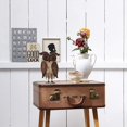 thumbnail image 2 of Wood Bird Figurine Home Decor Accent, Rustic Bird Statue Tabletop Decoration Owl Decor for Living Room Bedroom Office Decoration, Abstract Bird Figurine Spring Summer Autumn Decor (Rust Color A), 2 of 7