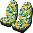 thumbnail image 5 of Uourmeti Lemon Car Seat Covers 3 Pack, Car Seat Covers Full Set Polyester Easy to Install Breathable for Trucks Cars SUVs, 5 of 10