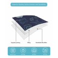 thumbnail image 4 of Quilts Queen Size Bedding Set, Nautical Coastal Reversible Summer Quilt 3 Pieces, Ocean Beach Starfish Shell Conch Navy Blue Lightweight Bedspreads Coverlets with 2 Pillow Shams for All Seasons, 4 of 5