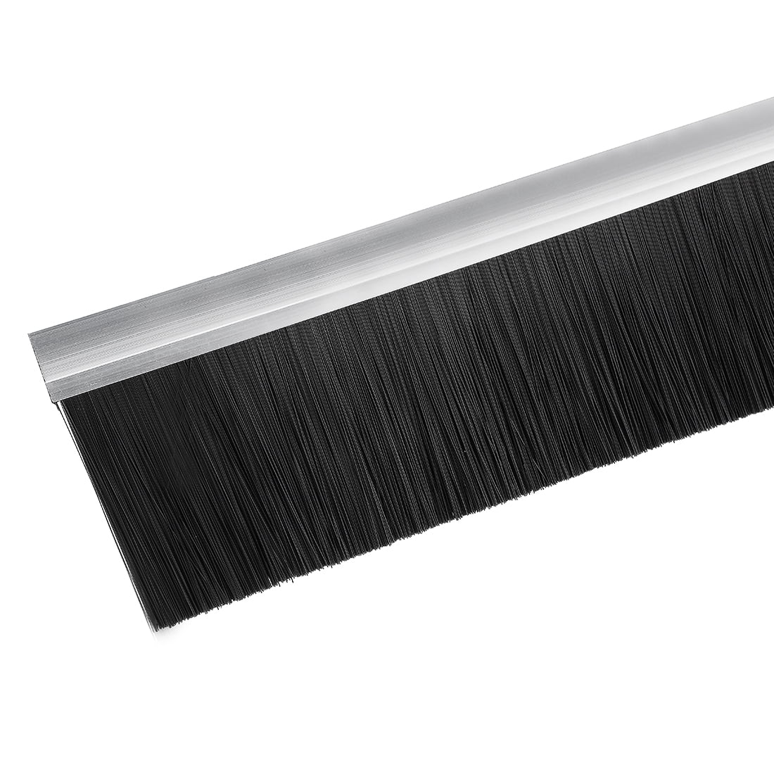 Unique Bargains Aluminum Alloy Door Bottom Sweep Nylon Brush Seal 39.37" x 5.83"