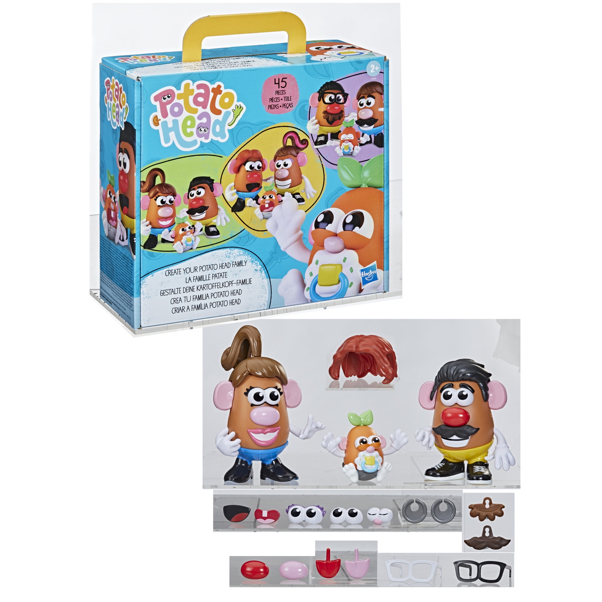Potato Head Create Your Potato Head Family With 45 Pieces To Customize Potato Families Walmart Com Walmart Com Potato Head Create Your Potato Head Family With 45 Pieces To Customize Potato Families Walmart Com Walmart Com