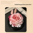 thumbnail image 4 of FTCBJJA Preserved Real Rose in Beautiful Creative Heart Design Glass Dome, Everlasting Pink Roses Gift, 4 of 5