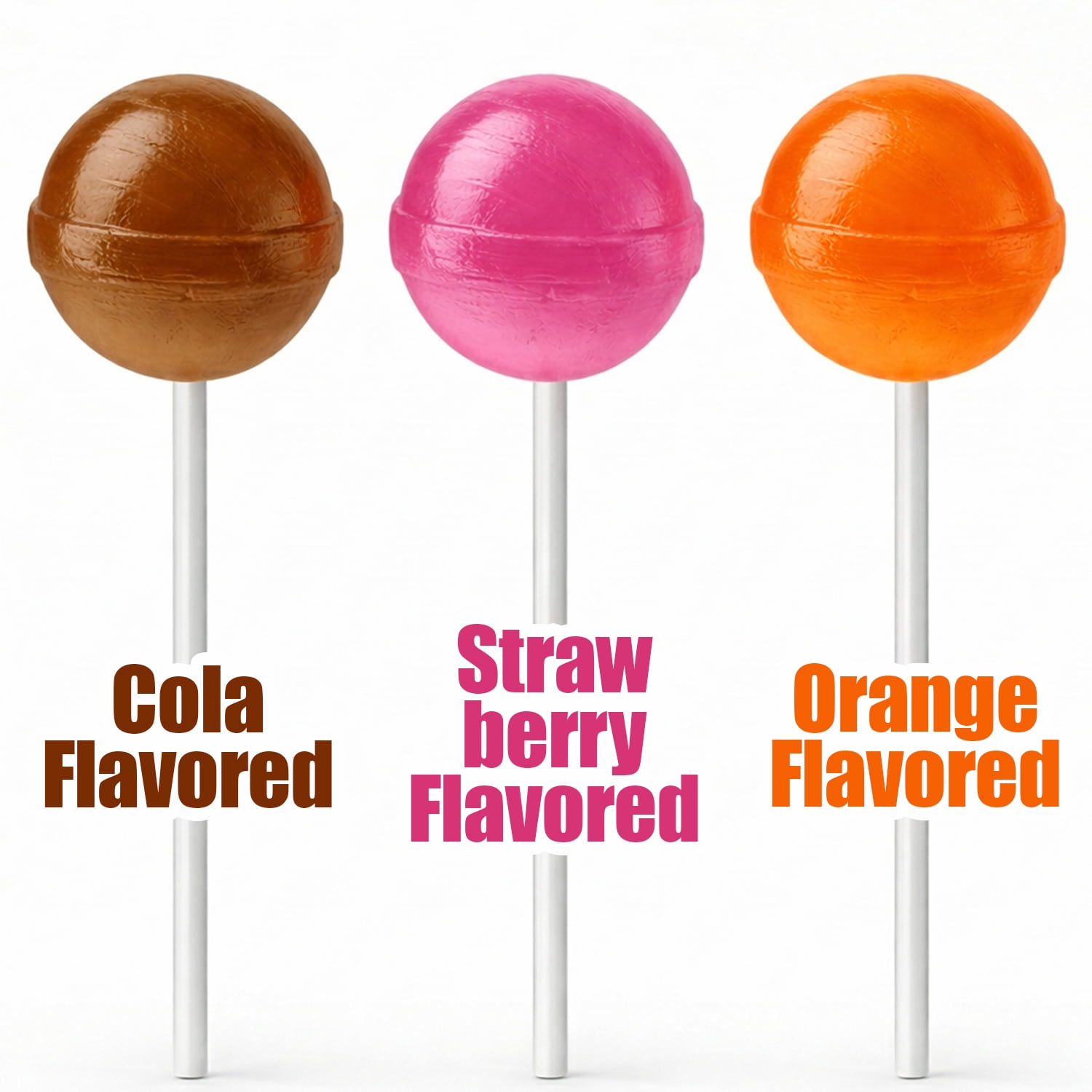 Ceres Gourmet Lollipops Assorted Fruit Individually Wrapped Hard Candy 120 Count 46.4 oz