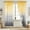Yellow, variant on PONPRNGY Gradient Color Sheer Voile Curtains, Rod Pocket Window Screening for Bedroom, Living Room, Hotel, 1 Panel, 52 x 83 Inches