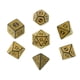 thumbnail image 2 of Juego de mesa poliédrico multifacético de 7 piezas Macarena Amarillo Dados poliédricos, 2 of 7