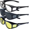 thumbnail image 1 of Global Vision Escort Safety Fit sobre gafas, montura negra Dragonfly Alley Dragonfly Alley, 1 of 1