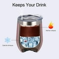 thumbnail image 4 of Matsuzay Taza con aislamiento al vacío de 12/20oz, botella de agua para bebidas frías y calientes, taza de café, taza térmica al vacío de acero Barra de herramientas No.01 Matsuzay HA005097-01B, 4 of 6