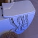 thumbnail image 2 of Calcomanías de pared con tentáculos de pulpo, pegatina decorativa para inodoro Kraken Octopus, calcomanía Kraken para asiento de inodoro, 2 of 8