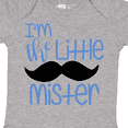 thumbnail image 4 of Inktastic I'm the Little Mister with Mustache Boys Baby Bodysuit, 4 of 5