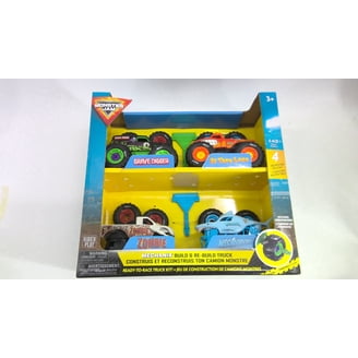 MONSTER JAM PIT PARTY & GO トラック セット 未使用品 Monster Jam Pit Party & Go 1:64 With Carrying Case & 10 Trucks New