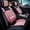Black Pink, variant on Maidao Custom Fit Accent/Brio/Solaris/i25/Avega/ Car Seat Covers for Hyundai Accent/Brio/Solaris/i25/Avega/ 2006-Present Leather Waterproof Front Rear Cushion Protector Beige