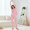 thumbnail image 5 of joogoo Pajamas Set for Women Seahorse Cartoon Long Sleeve Pjs Loungewear XXL, 5 of 7