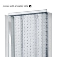 thumbnail image 4 of Two-Sided Pegboard Floor Display w/ C-Channel Sides on Revolving Round Studio Base. Spinner Rack Stand. Panel Size: 16"W x 60"H, 4 of 5