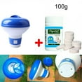 thumbnail image 1 of 100 Comprimés Comprimé de Nettoyage pour Piscine + Distributeur Flottant de Chlore pour Spa, 1 of 6