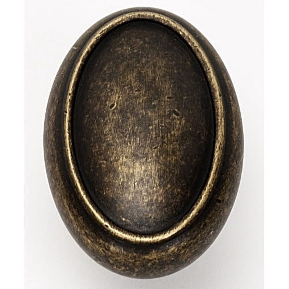 Alno A1560-BRZ Classic Traditional Cabinet Oval Knob Bronze