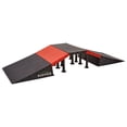thumbnail image 1 of Elevate Outdoor Jumbo EZ-Link Heavy-Duty Plastic Skateboard Ramp Set, 600 lb Capacity, 1 of 9
