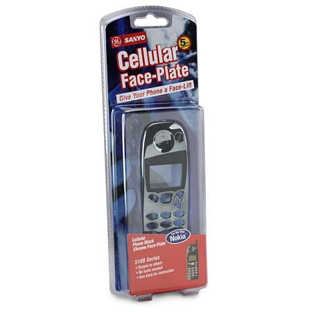GE/Sanyo Silver Face Plate for Nokia 5100 Series