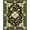 Gold, Pattern 5, variant on ODIKA 4'x6' Machine Washable Non-Slip Area Rug, Emerald Garden Bloom High Traffic Rug, Ivory, 210341