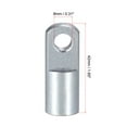 thumbnail image 2 of Unique Bargains Alloy M8x1.25 Female Thread 42mm Length Cylinder Clevis I Type Connector 2 Pack, 2 of 5