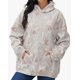 thumbnail image 1 of Sudadera con capucha deportiva de gran tamaño con estampado de hojas de arce y bolsillos para mujer nueva de otoño, 1 of 5