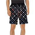thumbnail image 2 of LIIPEE Men Shorts Summer Casual Fashion Graphic Printed Loose Fit Elastic Drawstring Waist Knee Length Beach Shorts With Pockets Male Outdoor Lightweight Comfortable Breathable Soft Daily Shorts,XL, 2 of 4