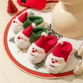 thumbnail image 4 of Christmas Santa Memory Foam House Slippers for Women Men Woman Cozy Fuzzy Bedroom Home Shoes Indoor, 4 of 6