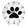 thumbnail image 2 of Reloj de pared con forma de pata de perro, silencioso, de 10 pulgadas, estilo rústico retro, decorativo para sala de estar, cocina, hogar, baño y dormitorio, 2 of 7